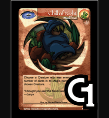 Chill of Night - Foil